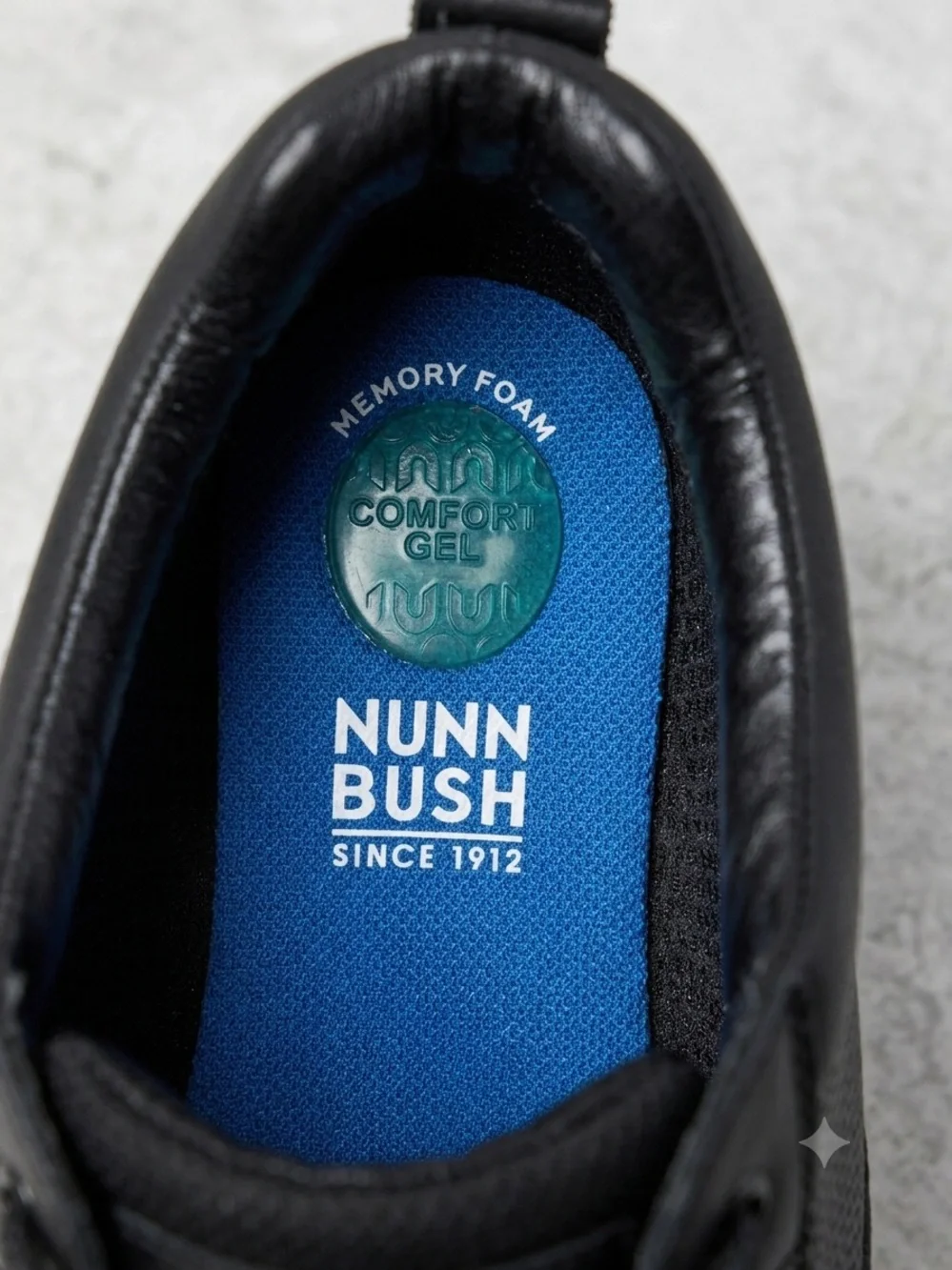 Nunn Bush Men's Memory Foam Comfort Gel Chukka Boots, Black Leather/Mesh